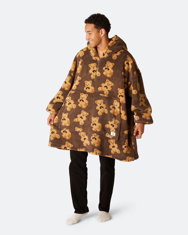 Sweat à capuche Dark Teddy HappyHoodie pour un confort optimal