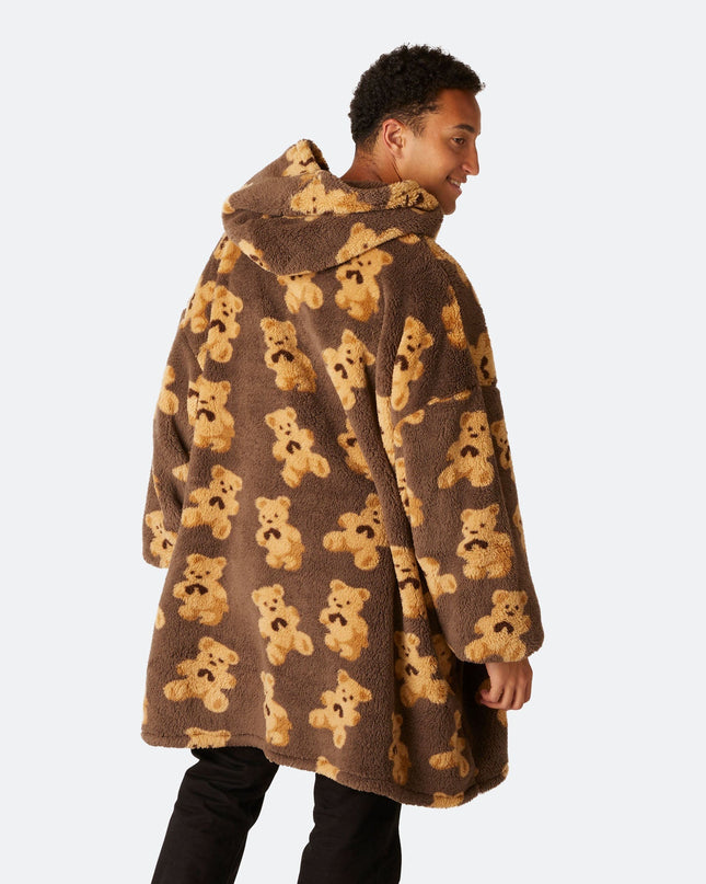 Sweat à capuche Dark Teddy HappyHoodie pour un confort optimal