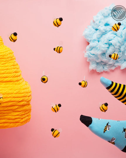 Collection de chaussettes amusantes Zokni - Bee Bee - Many Mornings