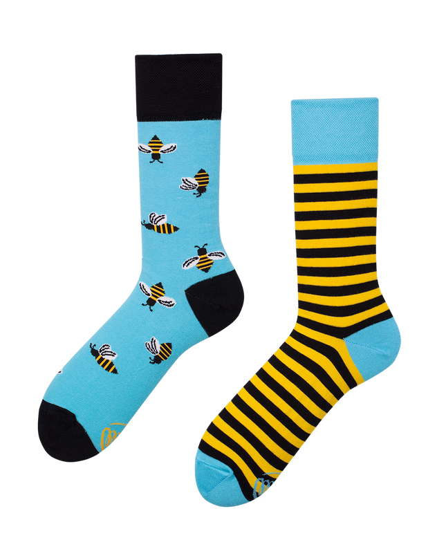 Collection de chaussettes amusantes Zokni - Bee Bee - Many Mornings