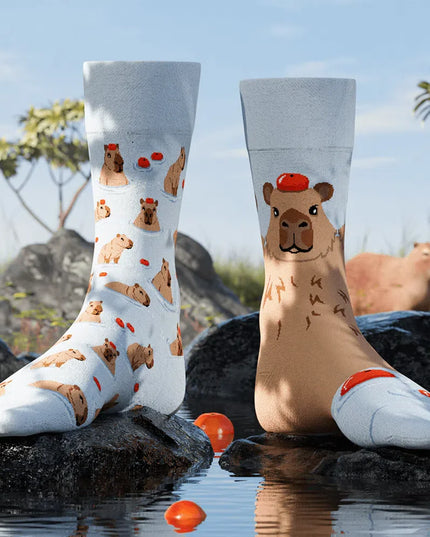 Chaussettes Many Mornings - Capybara