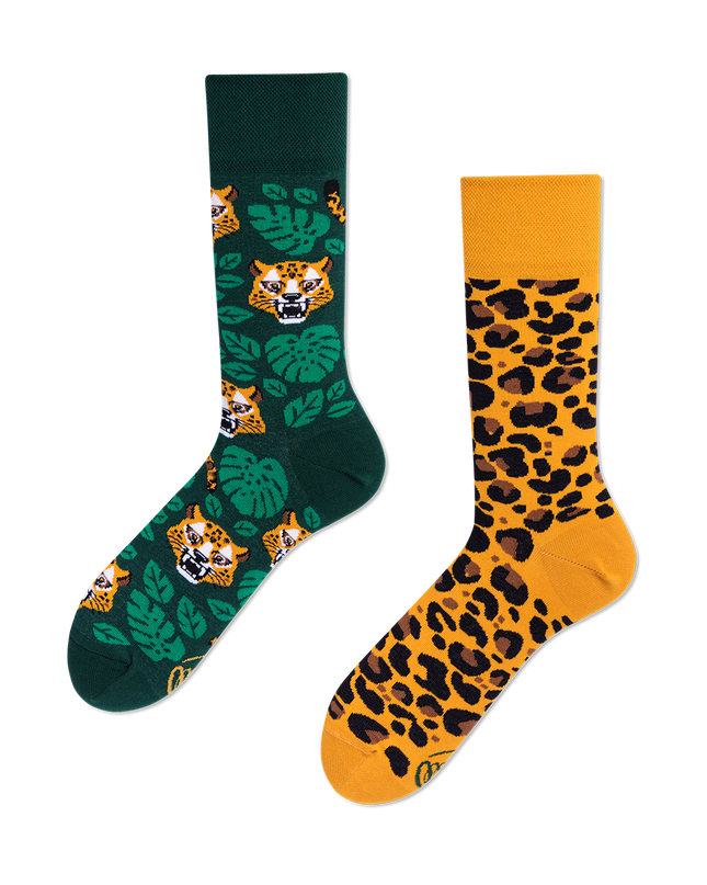 Collection de chaussettes amusantes Many Mornings Zokni - El Leopardo
