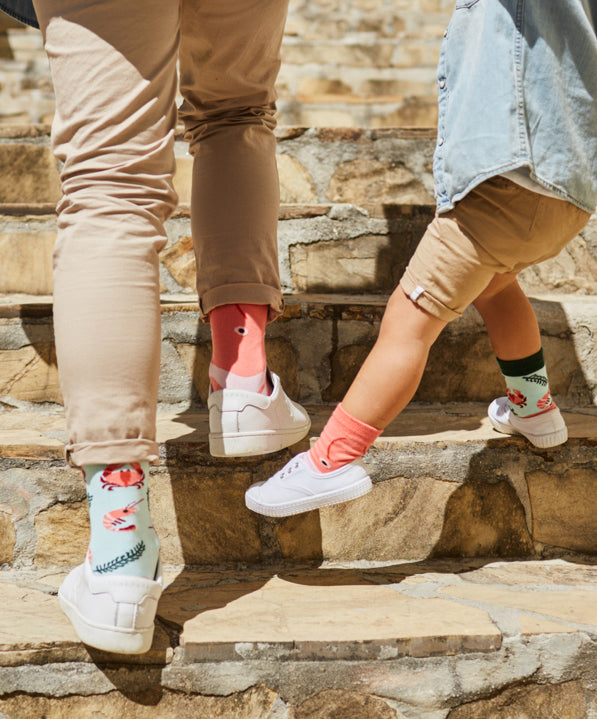 Many Mornings Zokni - Chaussettes amusantes Frutti di Mare pour tous