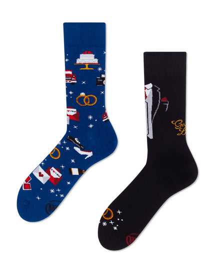 Chaussettes fantaisie Many Mornings Zokni - Just Married