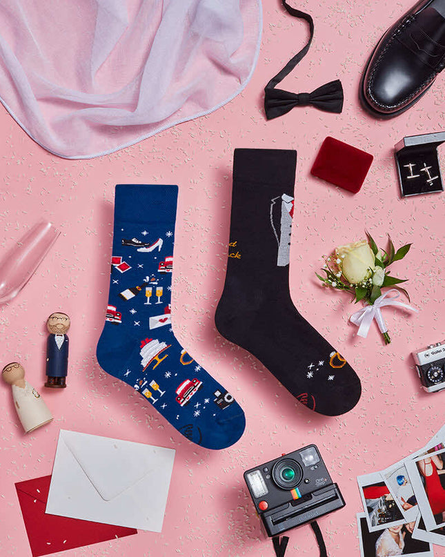 Chaussettes fantaisie Many Mornings Zokni - Just Married