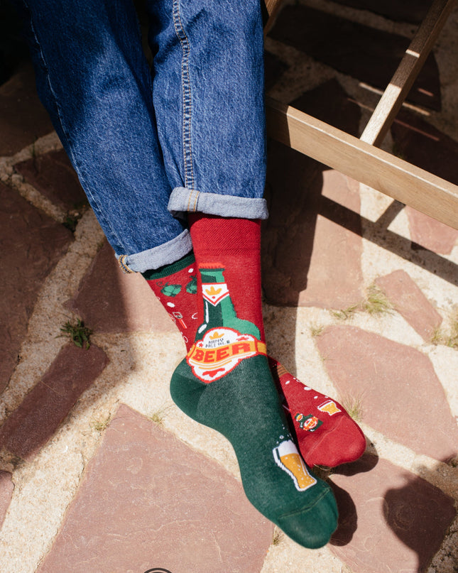 Zokni Many Mornings - Chaussettes amusantes Many Pale Ale pour tous les âges
