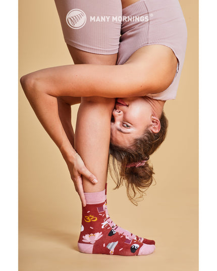 Zokni Many Mornings - Namaste Chaussettes de Noël amusantes pour tous