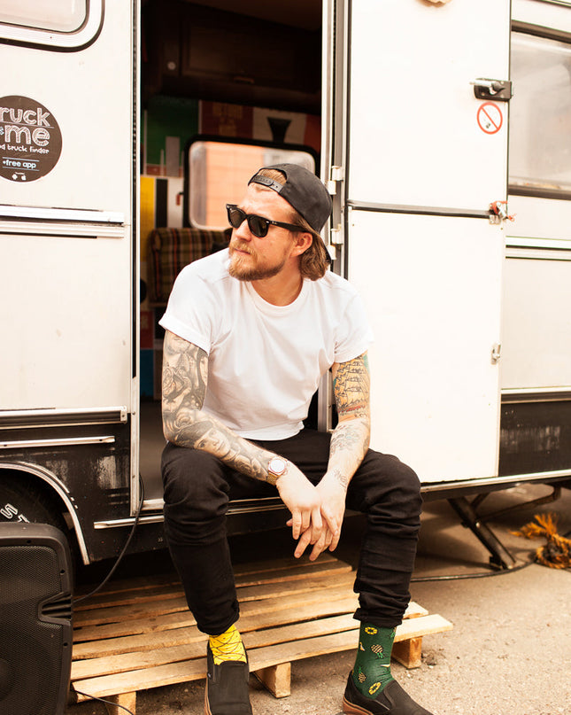 Collection de chaussettes amusantes Zokni - Ananas