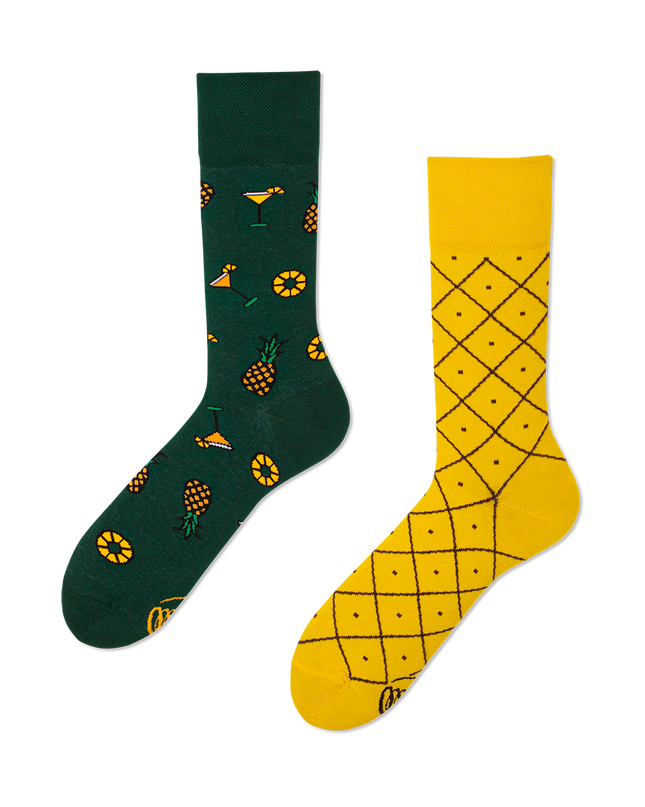 Collection de chaussettes amusantes Zokni - Ananas