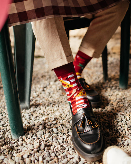 Collection de chaussettes amusantes Many Mornings Zokni - Pizza Italiana
