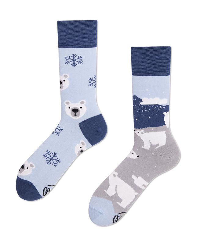 Many Mornings Zokni - Chaussettes de Noël Ours Polaire pour tous