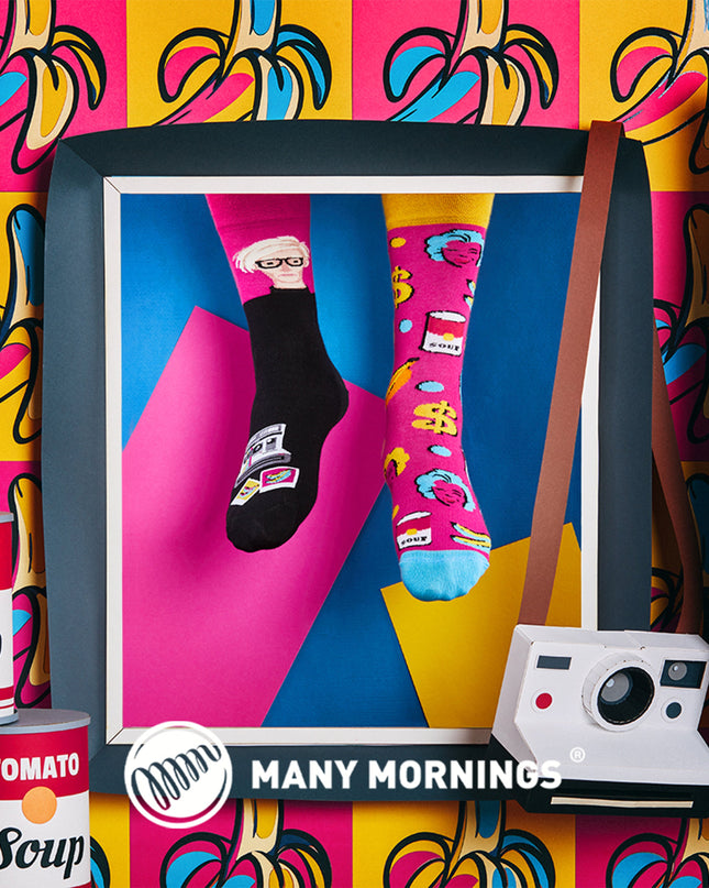 Pop Art Fun Socks Collection by Many Mornings