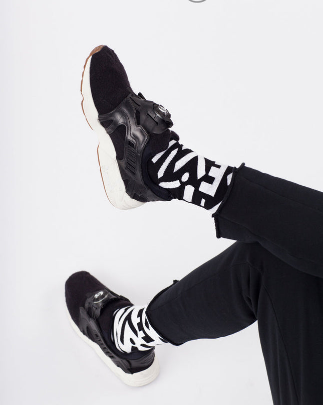 Many Mornings Zokni - Chaussettes fantaisie aux formes aléatoires - Édition limitée