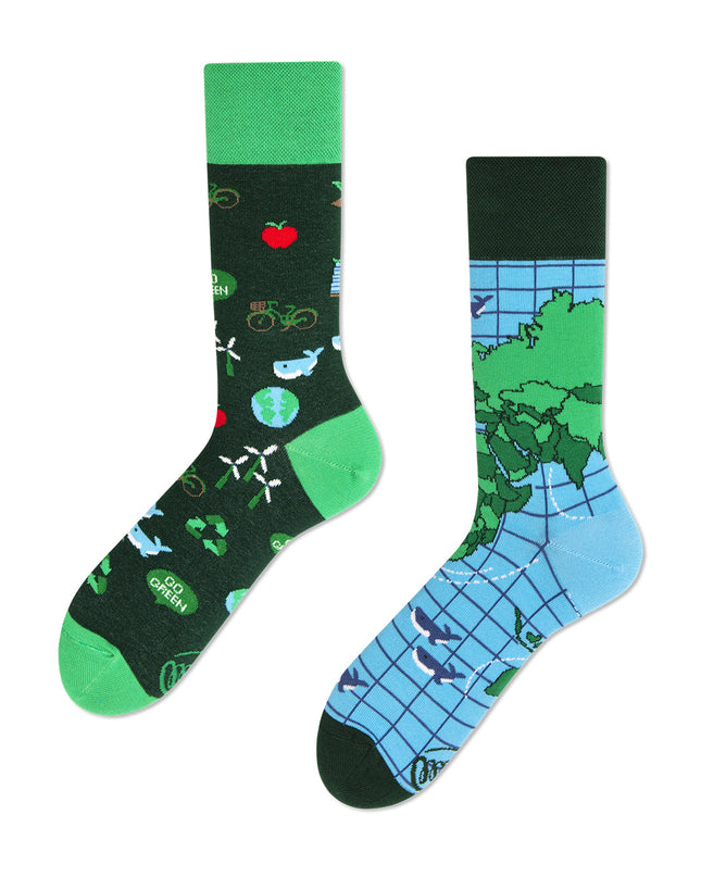 Many Mornings Zokni - Chaussettes amusantes pour tous les âges, pour sauver la planète