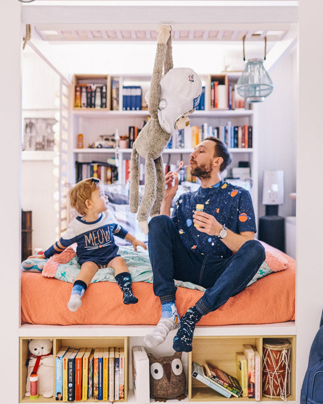 Collection de chaussettes Zokni Many Mornings - Voyage spatial amusant