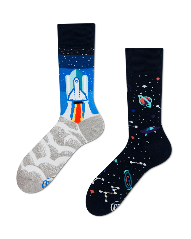 Collection de chaussettes Zokni Many Mornings - Voyage spatial amusant