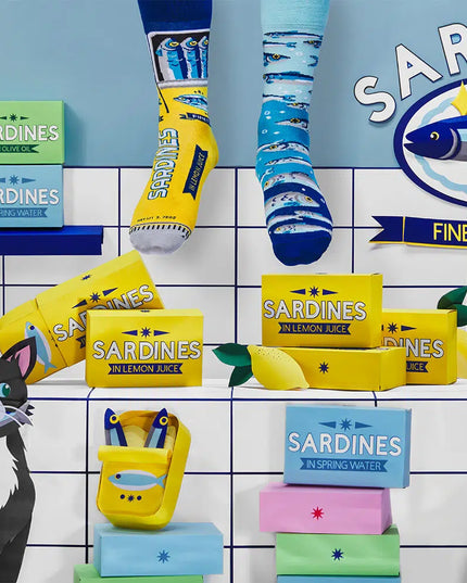 Chaussettes Many Mornings - Modèle Sardines