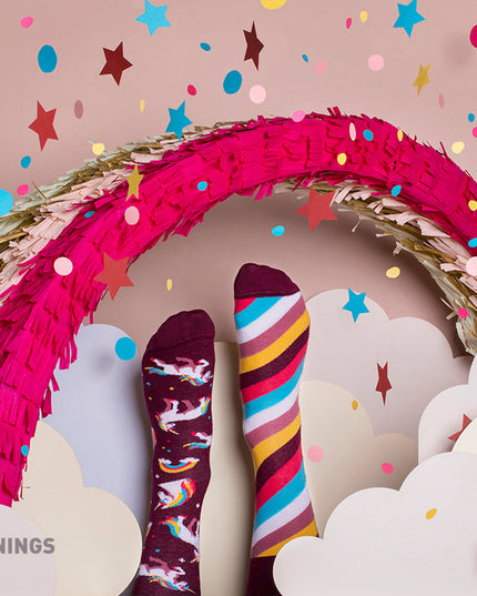 Many Mornings Zokni - Collection de chaussettes licorne amusantes