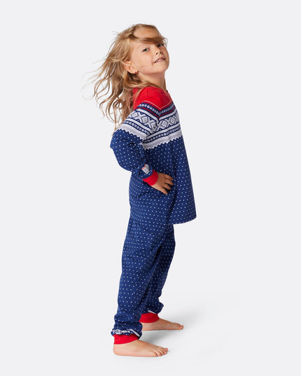 Marius Blå Pysj Barn - Pyjamas de Noël pour enfants pour toutes les occasions
