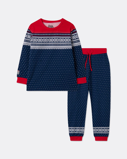 Marius Blå Pysj Barn - Pyjamas de Noël pour enfants pour toutes les occasions
