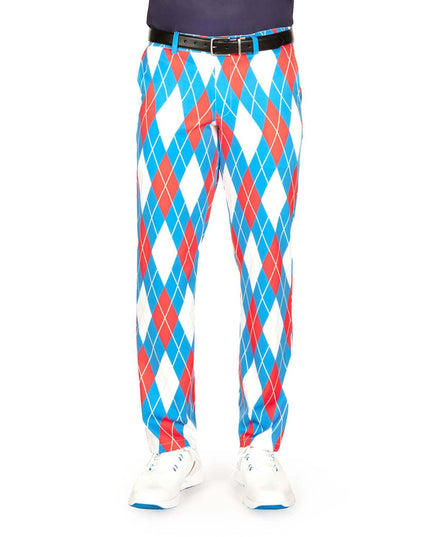Men's American Argyle Disc Golf Pants