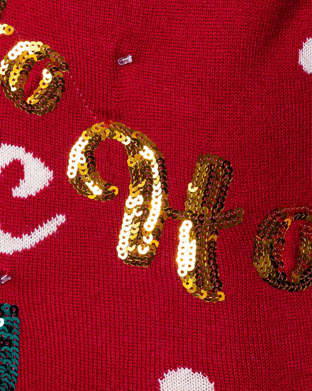 Pull de Noël lumineux Prosecco pour homme