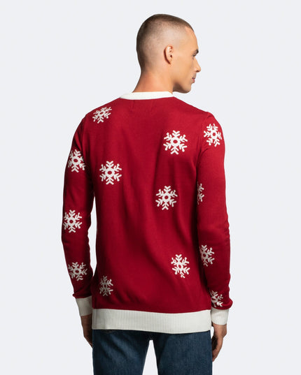 Pull de Noël pour homme avec motif de rennes