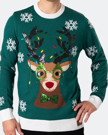 Pull de Noël Rudolf pour homme
