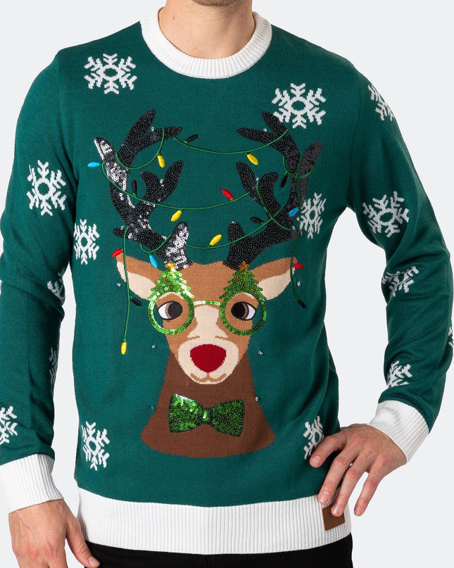 Pull de Noël Rudolf pour homme