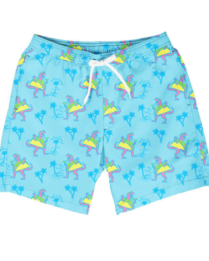 Tacosaurus Stretch Swim Trunks - 7.5" Inseam