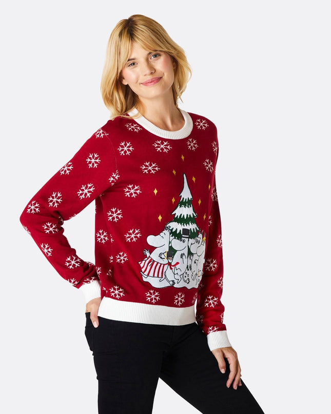 Pull de Noël Moomins pour femmes