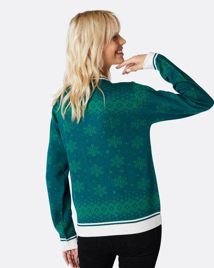 Pull de Noël pour femme avec motif Père Noël