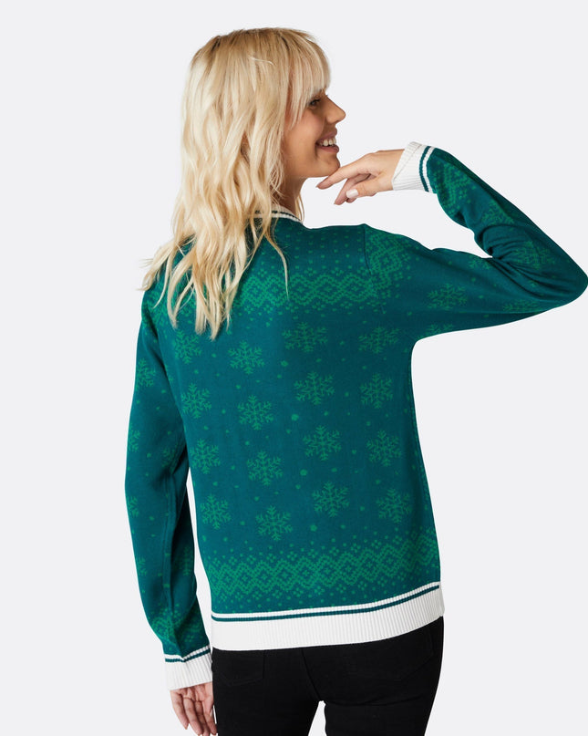 Pull de Noël pour femme avec motif Père Noël