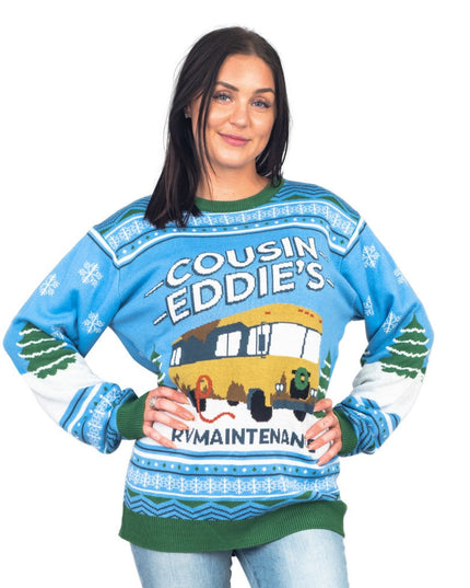Le pull Blue Eddies de National Lampoon Christmas Vacation