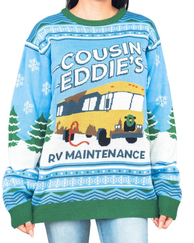 Le pull Blue Eddies de National Lampoon Christmas Vacation