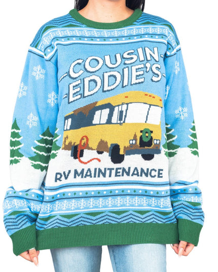 Le pull Blue Eddies de National Lampoon Christmas Vacation