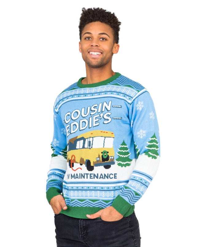 Le pull Blue Eddies de National Lampoon Christmas Vacation