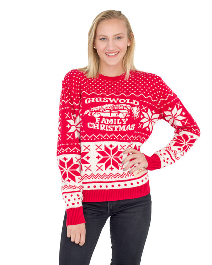 Pull moche pour femmes inspiré de la famille Griswold de National Lampoon