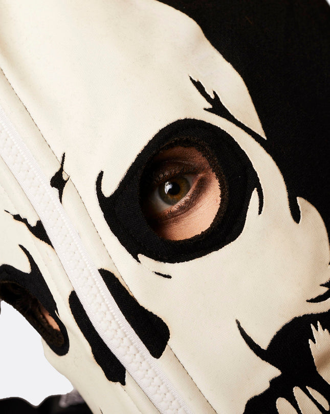 Combinaison squelette pour femme, motif Halloween