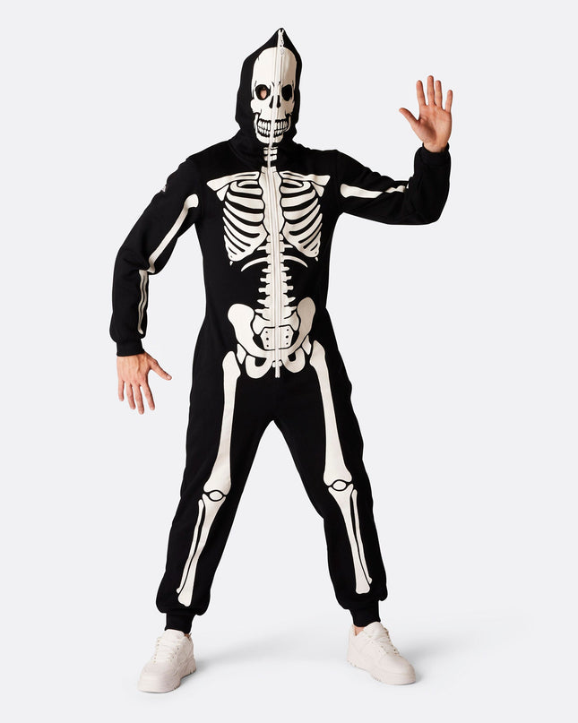 Combinaison squelette homme pour Halloween