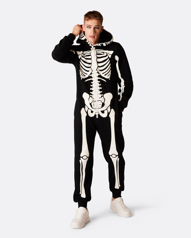 Combinaison squelette homme pour Halloween