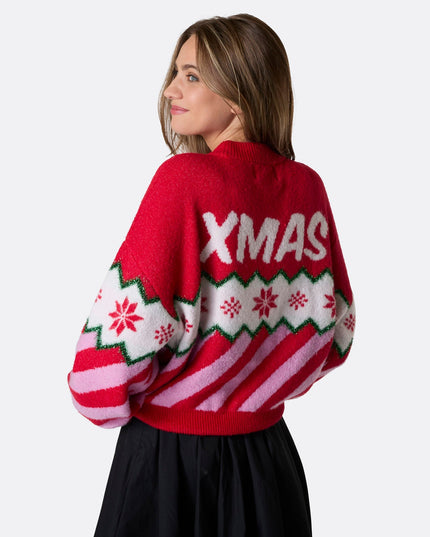 Pull de Noël oversize pour femme
