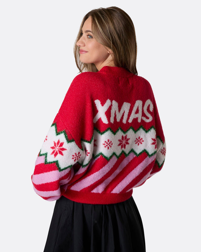 Pull de Noël oversize pour femme