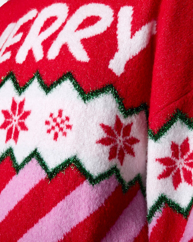 Pull de Noël oversize pour femme