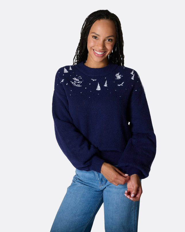 Pull de Noël oversize pour maman
