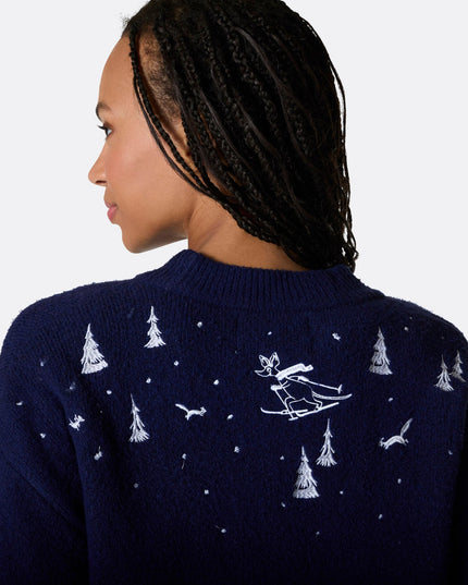 Pull de Noël oversize pour maman