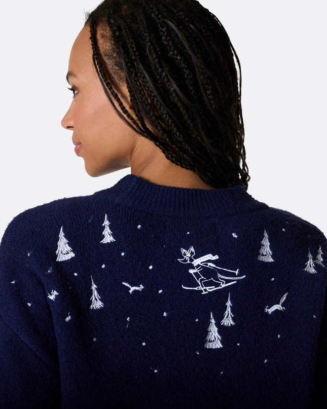 Pull de Noël oversize pour maman