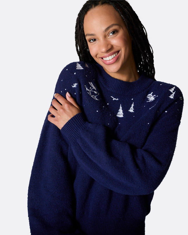 Pull de Noël oversize pour maman