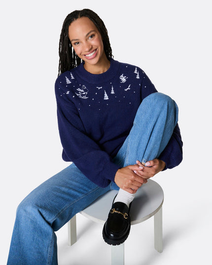 Pull de Noël oversize pour maman