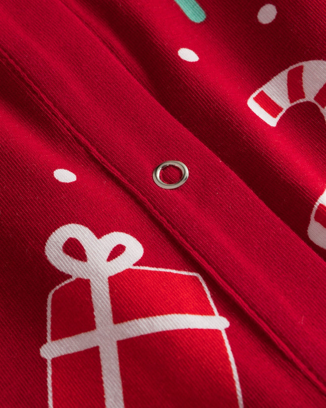 Salopette de Noël rouge pour enfants